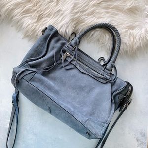 rebecca minkoff suede purse